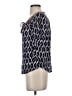 A Common Thread 100% Rayon Blue 3/4 Sleeve Blouse Size XS - photo 5