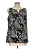Dana Buchman 100% Polyester Black Sleeveless Blouse Size L - photo 1