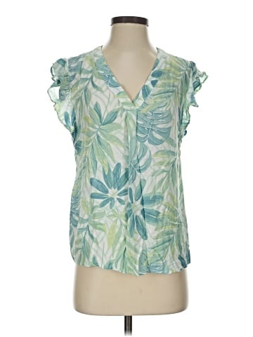 Cynthia Rowley TJX Short Sleeve Blouse (view 1)