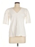Ann Taylor Ivory Short Sleeve Blouse Size M - photo 1