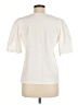 Ann Taylor Ivory Short Sleeve Blouse Size M - photo 2