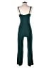 AUW Solid Green Jumpsuit Size M - photo 2