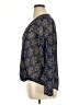 Charming Charlie 100% Polyester Blue Long Sleeve Blouse Size XL - photo 5