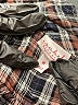 Isabel Maternity 100% Rayon Plaid Gray 3/4 Sleeve Button-Down Shirt Size M - photo 6