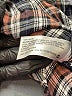 Isabel Maternity 100% Rayon Plaid Gray 3/4 Sleeve Button-Down Shirt Size M - photo 7