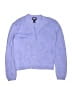 Lands' End 100% Cotton Purple Pullover Sweater Size 14 - 16 - photo 1