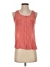 Mine Orange Sleeveless Blouse Size S - photo 1