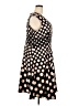 Gabby Skye Polka Dots Black Cocktail Dress Size 20 - photo 4