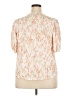 Democracy Ivory Short Sleeve Blouse Size 2X - photo 2