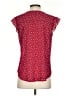 Monday Fun 100% Polyester Red Short Sleeve Blouse Size S - photo 2