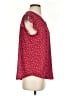 Monday Fun 100% Polyester Red Short Sleeve Blouse Size S - photo 4