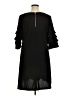 Gabby Skye Solid Black Casual Dress Size 14 - photo 2