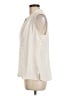 Soft Surroundings 100% Polyester Ivory Sleeveless Blouse Size M - photo 5