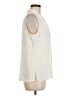 Soft Surroundings 100% Polyester Ivory Sleeveless Blouse Size M - photo 4