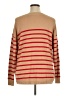 Ann Taylor LOFT Outlet Stripes Tan Pullover Sweater Size XL - photo 2
