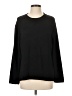 Ella Moss Solid Black Pullover Sweater Size S - photo 1