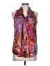 Adiva 100% Polyester Purple Sleeveless Blouse Size L - photo 1