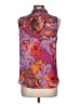 Adiva 100% Polyester Purple Sleeveless Blouse Size L - photo 2