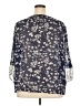 Daisy Fuentes 100% Polyester Blue 3/4 Sleeve Blouse Size 2X - photo 2