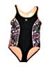 ZeroXposur Graphic Black One Piece Swimsuit Size 7 - 8 - photo 1