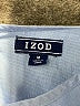 IZOD Blue Short Sleeve Blouse Size M - photo 7