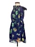 Line & Dot 100% Polyester Print Blue Casual Dress Size XS - photo 5