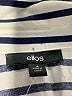 Ellos 100% Rayon Stripes Ivory 3/4 Sleeve Button-Down Shirt Size 18 - photo 7