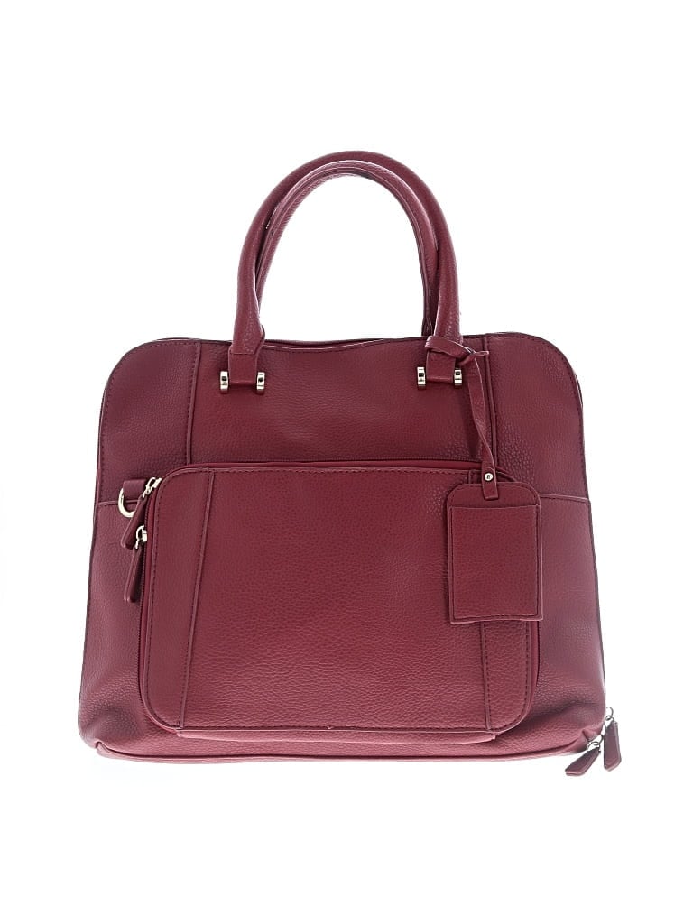 Pre-owned Berenice Laptop Bag In Burgundy