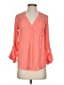 Candie's 100% Polyester Orange 3/4 Sleeve Blouse Size S - photo 1