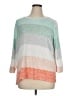 Tribal Color Block White Orange Pullover Sweater Size XL - photo 1