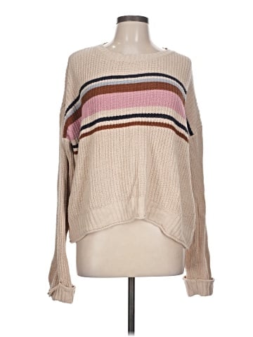 Hem & Thread Pullover Sweater (view 1)