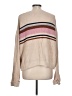 Hem & Thread Stripes Tan Pullover Sweater Size L - photo 2