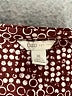 Cato Animal Print Burgundy 3/4 Sleeve Blouse Size XL - photo 7