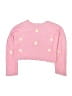Old Navy 100% Cotton Polka Dots Pink Pullover Sweater Size 8 - photo 2