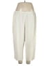 Caroline Rose Solid Ivory Casual Pants Size 3X - photo 1