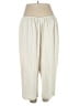 Caroline Rose Solid Ivory Casual Pants Size 3X - photo 2