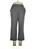 Alfred Dunner Chevron-herringbone Gray Casual Pants Size 14 Petite - photo 1