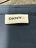 DKNYC 100% Polyester Color Block Blue Long Sleeve Blouse Size M - photo 7