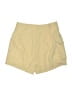 Shein 100% Polyester Solid Yellow Khaki Shorts Size 2 - photo 2