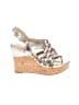 Guess Metallic Silver Wedges Size 6 1/2 - photo 1