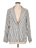 Caslon Stripes Ivory Blazer Size L (estimated) - photo 1