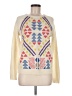 Forever 21 100% Acrylic Print Ivory Pullover Sweater Size M - photo 1