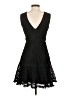 Aqua 100% Polyester Polka Dots Black Cocktail Dress Size S - photo 2