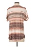 Absolutely Famous Brown Short Sleeve Blouse Size S - photo 2