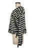 Versona 100% Acrylic Stripes Black Pullover Sweater Size M - photo 5