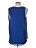 Pleione 100% Polyester Blue Sleeveless Blouse Size L - photo 2