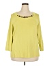 Nouveaux Yellow Pullover Sweater Size 2X - photo 1