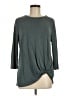 Green Envelope Gray 3/4 Sleeve Top Size M - photo 1