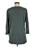 Green Envelope Gray 3/4 Sleeve Top Size M - photo 2