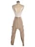Express Solid Tan Jumpsuit Size XXS - photo 2